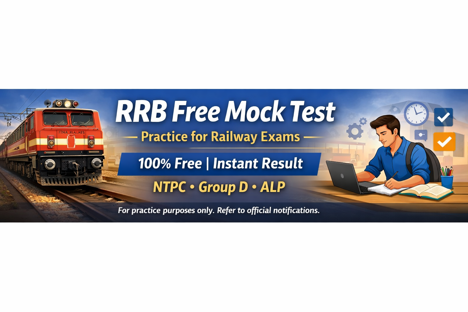 RRB NTPC Free Mock Test 2026
